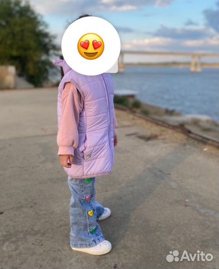 Джинсы для девочки 104