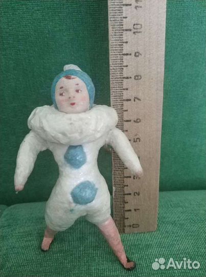 Арлекин из ваты раритет