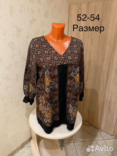 Женские вещи разных и больших размеров много