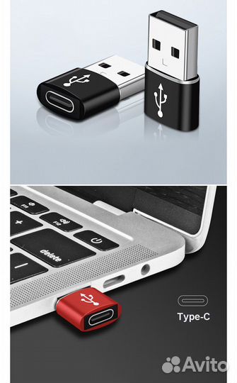 Переходник USB Type c OTG