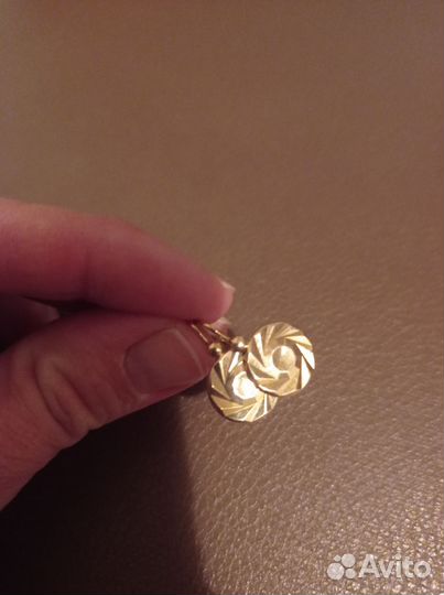 Золотые серьги СССР