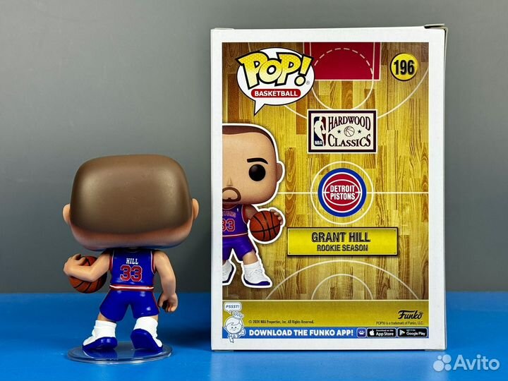 Funko Pop Basketball 196 Grant Hill (NBA Pistons)