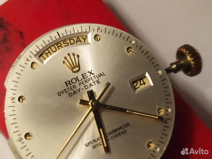 Rolex Day Date запчасть механизм с циферблатом