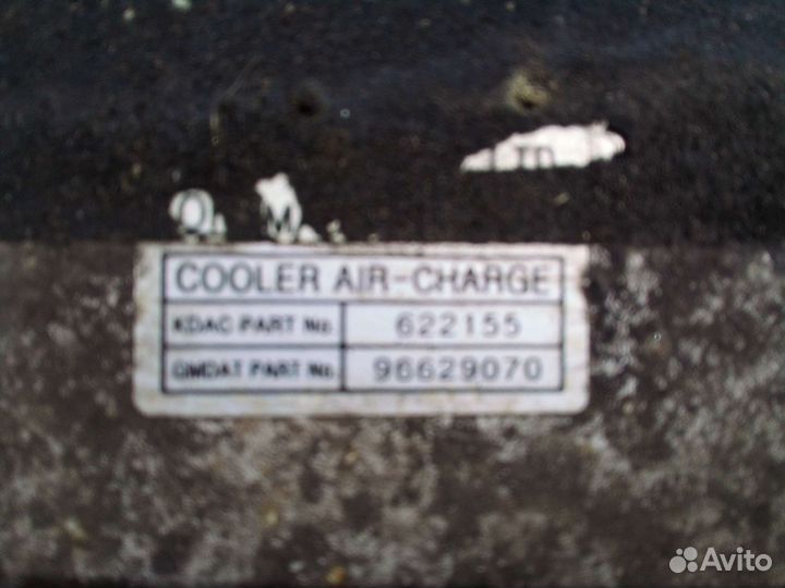 Радиатор интеркулера chevrolet captiva