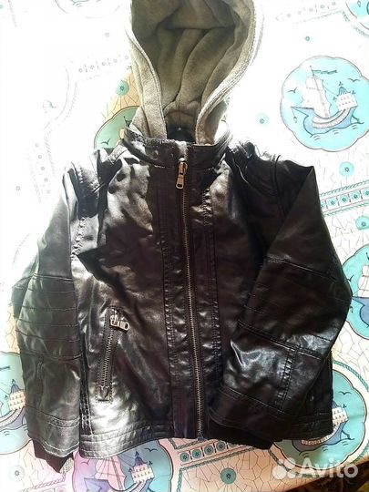 Кожаная куртка H&M 98 размер