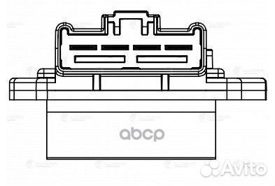 Резистор отопителя Toyota LC Prado 02-; Mitsubishi