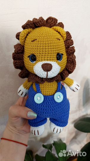 Мягкая игрушка львенок