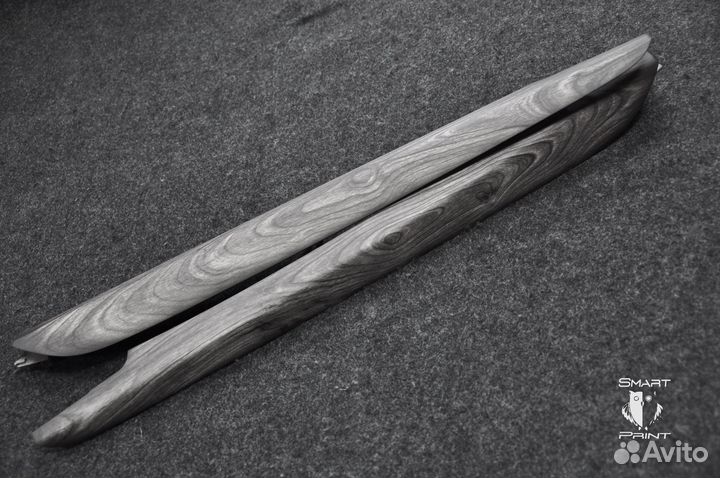 Планки салона под матовое черное дерево BMW F15