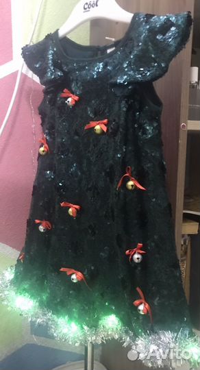 Новогоднее платье 98