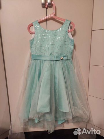 Детское нарядное платье из фатина для девочки