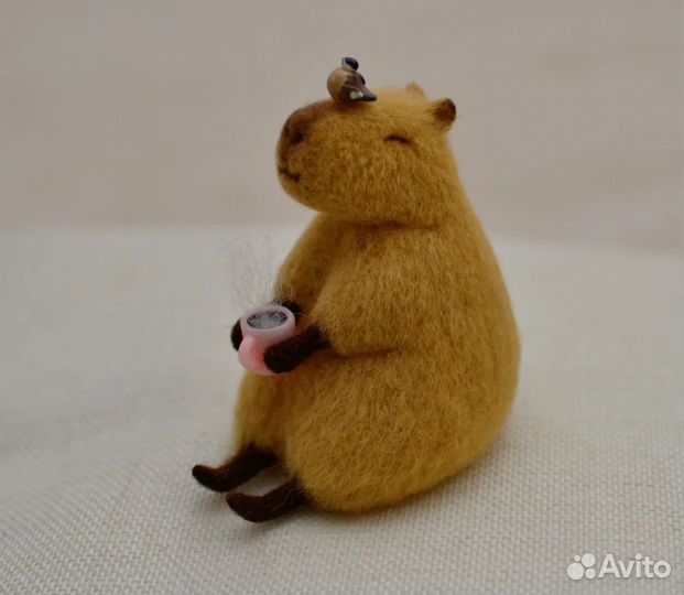 Игрушка ручной работы капибара