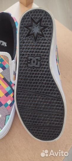 Слипоны женские DC shoes стелька 23,5 см