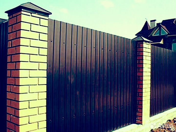 Забор из профнастила