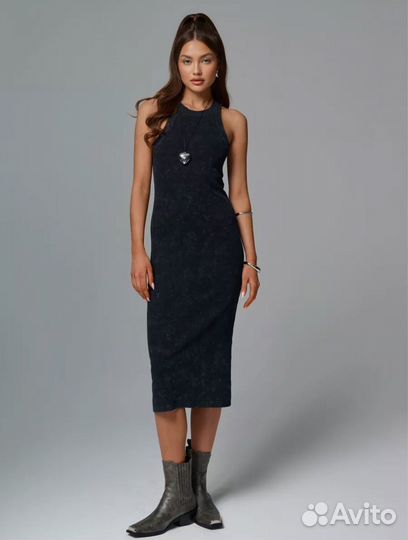 Платье майка варенка длинное