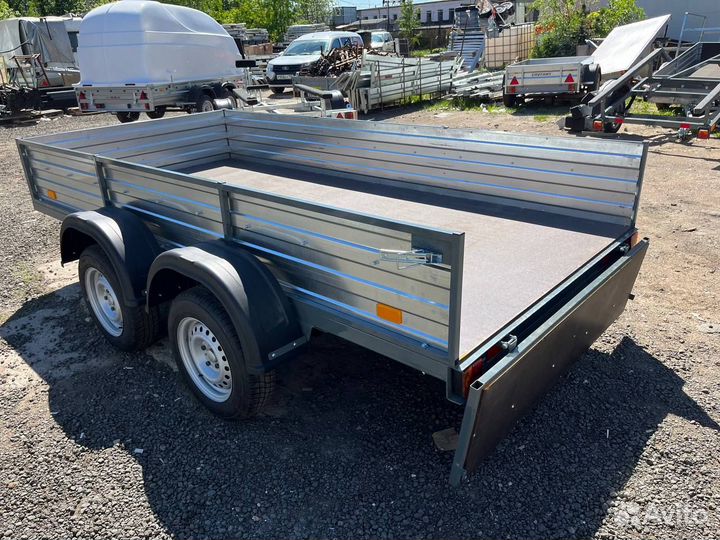 Двухосный прицеп 3.2х1.5 м (самосвальный)