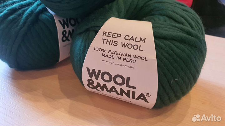 Пряжа Wool&mania 100 перуанская шерсть
