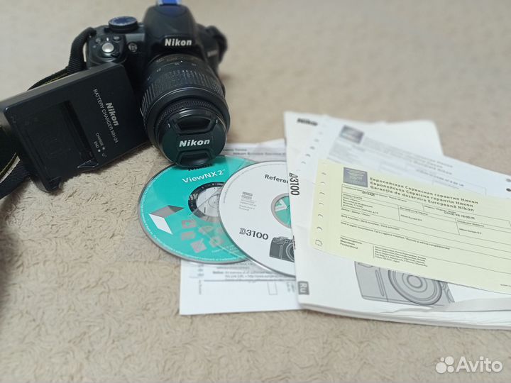 Зеркальный фотоаппарат nikon d3100