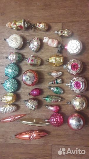 Елочные игрушки СССР