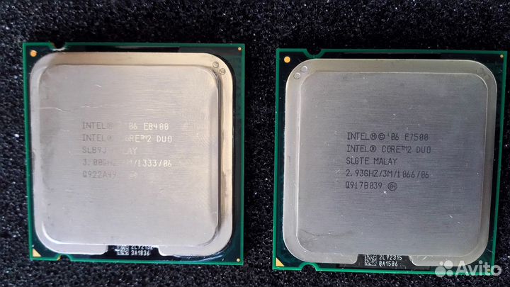 Процессоры Intel/AMD 2-х ядерные