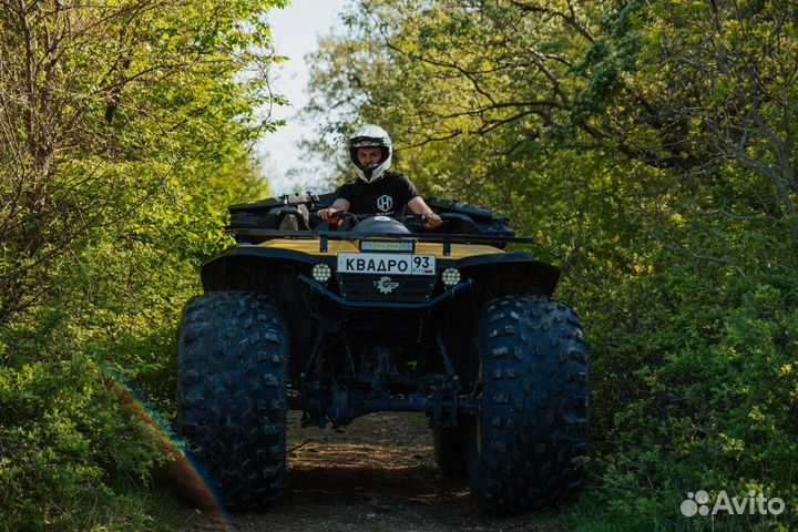Прогулка на квадроцикле. Квадро гиганты