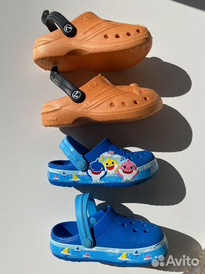 Crocs c9 c11 аквашузы (разные