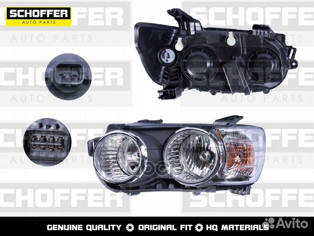 Фара левая хром Chevrolet Aveo 11-15