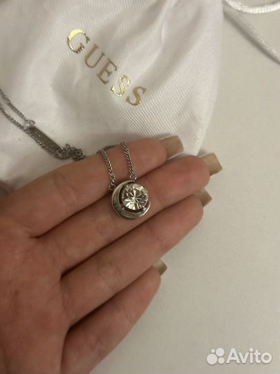 Кулон серебро guess