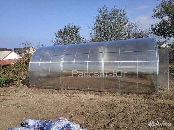 Теплица 3х6 (шаг 0.65) поликарбонат 4мм