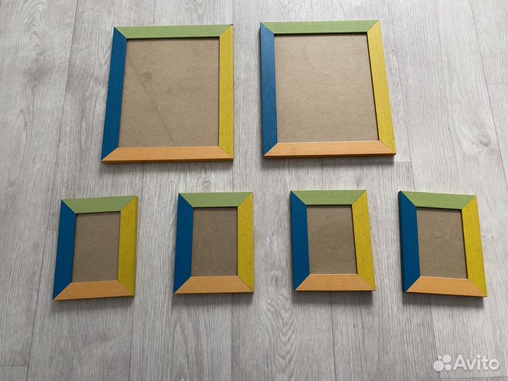 Рамочка для фото, комплект 6 шт