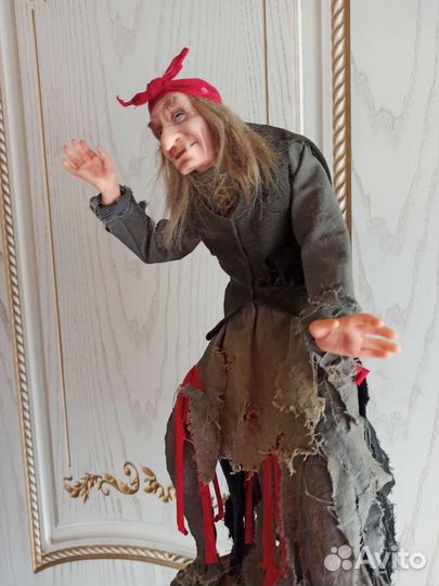 Авторская кукла баба Яга из сказки 