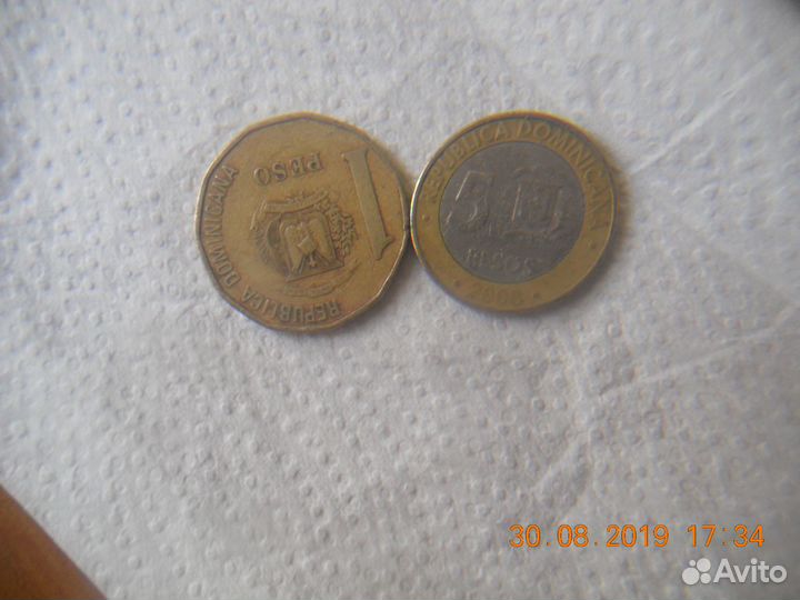 Монеты стран Карибского бассейна