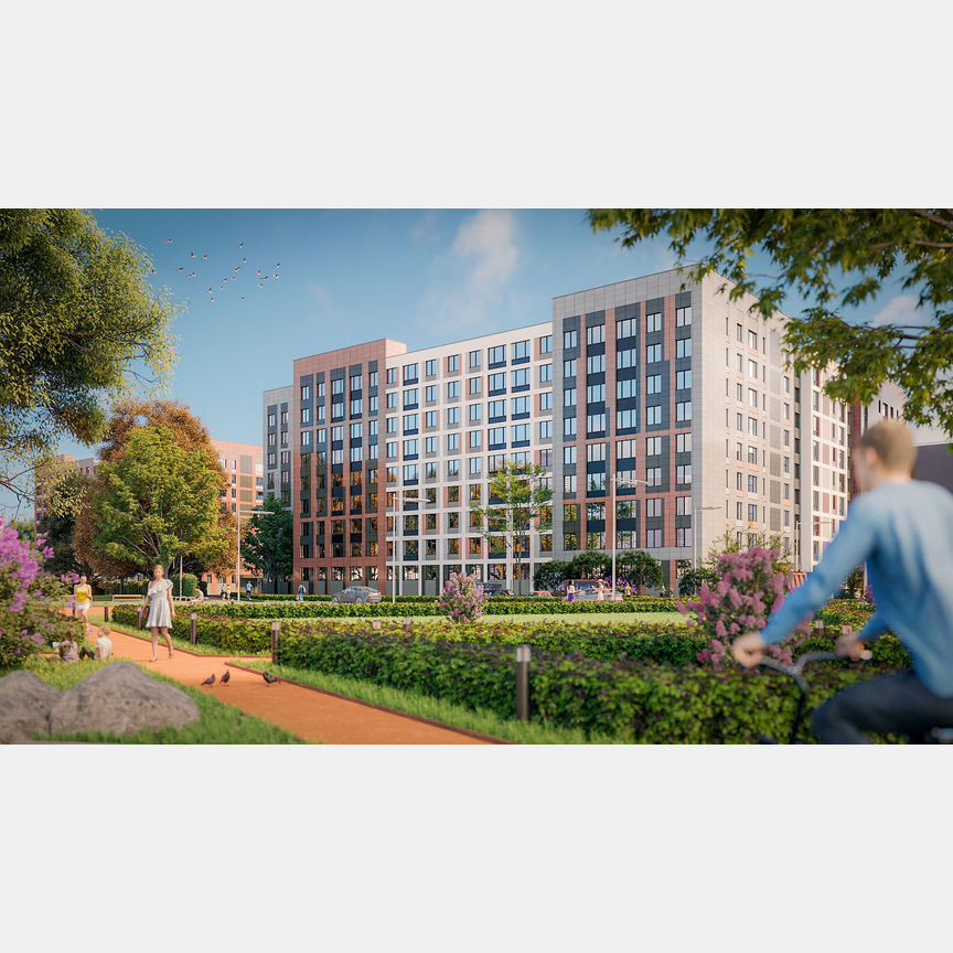 1-к. квартира, 44,9 м², 8/9 эт.