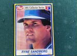 Бейсбольная карточка Ryne Sandberg 1991г