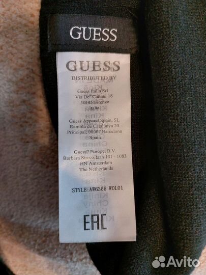 Шапка guess женская