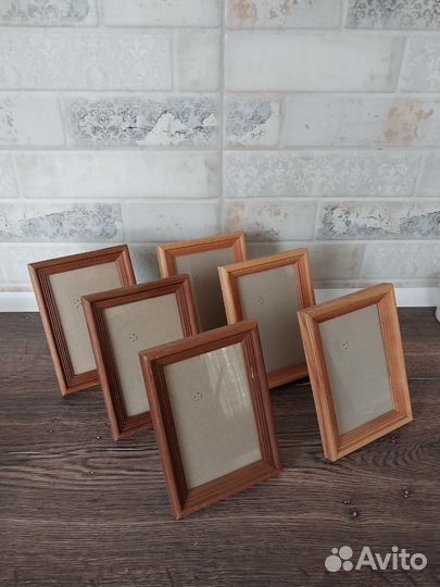 Рамка для фотографий деревянная 11 шт