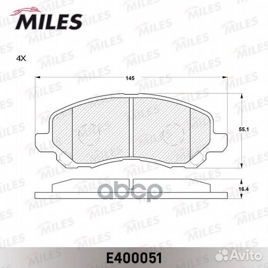 Колодки тормозные mitsubishi ASX/lancer/outland