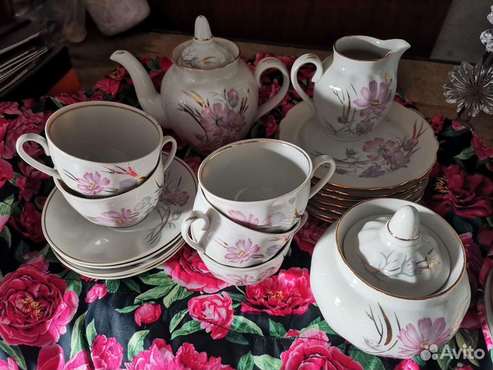 Тарелки фарфор, сервиз фарфор