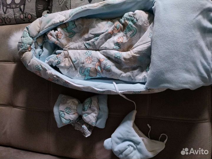 Конверт на выписку зима