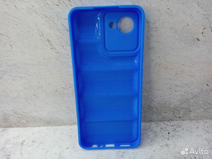 Силиконовый чехол (дутый) для Realme C30 DF rmJack