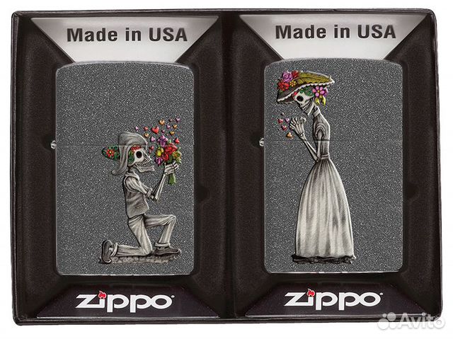 Набор из двух зажигалок Zippo 28987 Влюбленные