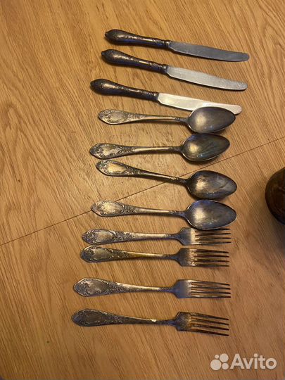 Столовые приборы мельхиор СССР