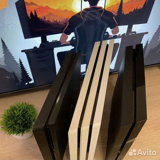 Sony playstation 4 разные модели+подписка
