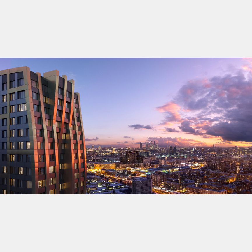 3-к. квартира, 56,5 м², 50/68 эт.