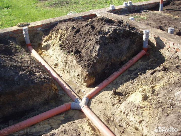 Водопровод, канализация, проколы под дорогой