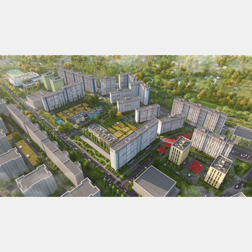 1-к. квартира, 31,8 м², 4/16 эт.