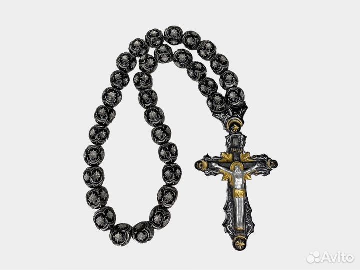 Автомобильные чётки-крест, православные, подвеска