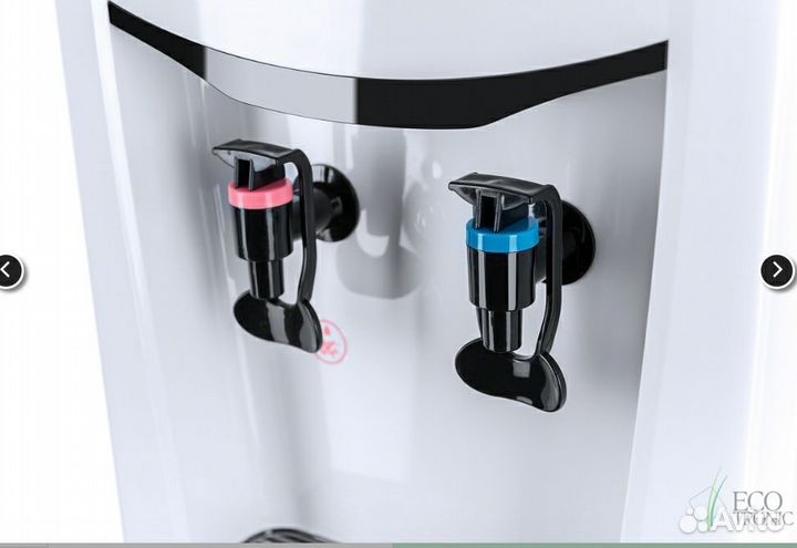 Кулер Ecotronic K21-LF white-black с холодильником