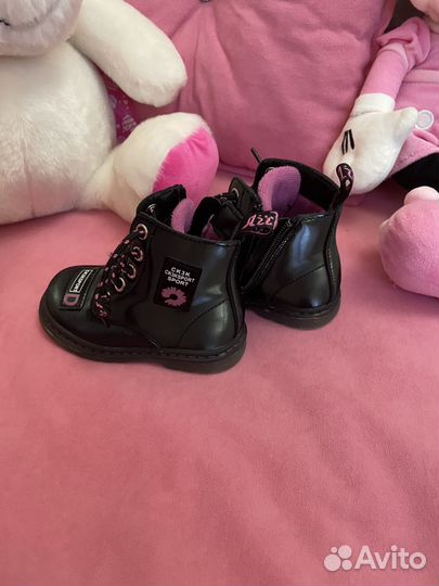 Ботинки демисезонные для девочки 21 размер