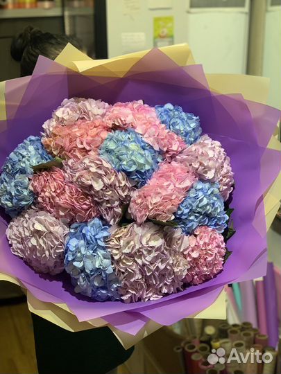 Красивые букеты Гортензии Цветы Доставка