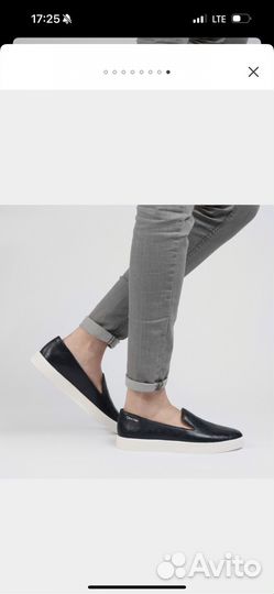 Кожаные слипоны Calvin Klein